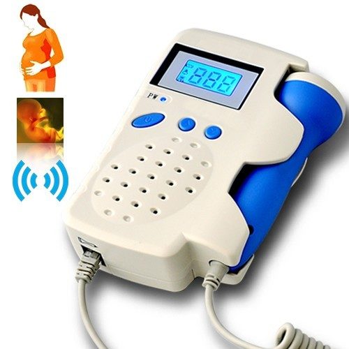 Doppler Fetal Portátil con pantalla LCD azul con 2.5 Mhz - Médica Depot