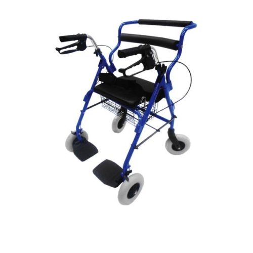 ANDADERA ROLLATOR HIBRIDA ALUMINIO. - Imagen 3