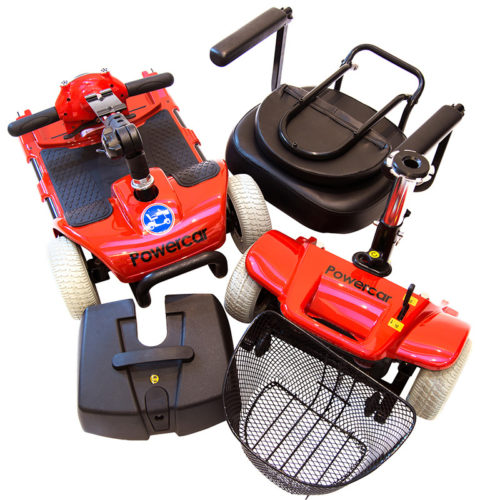 SCOOTER 4 RUEDAS ROJO POWER CAR - Imagen 2