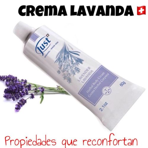 CREMA DE LAVANDA 60G SWISS JUST - Imagen 2