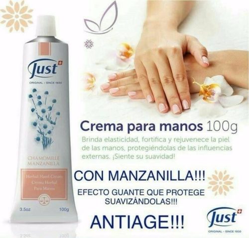 CREMA  HERBAL  PARA  MANOS MANZANILLA 100 G - Imagen 2