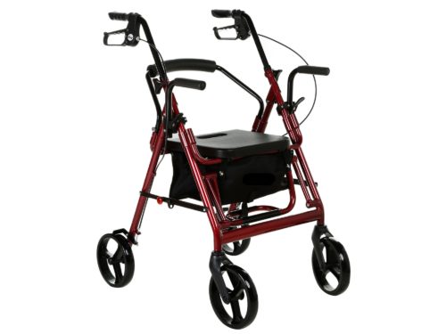ANDADERA ROLLATOR HÍBRIDA ALUMINIO - Imagen 2