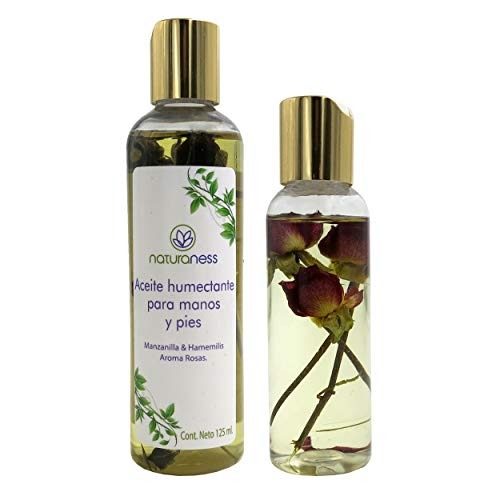 ACEITE HUMECTANTE PARA MANOS Y PIES AROMA ROSAS