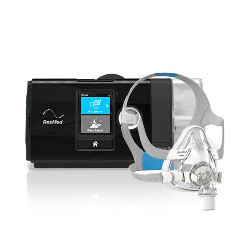 Resmed Cpap Automático Para Apnea de Sueño con humidicador, Modelo Airsense  10, Máquina Auxiliar del Sueño