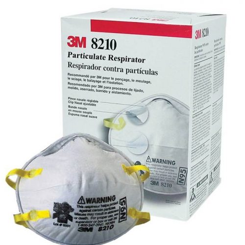 MASCARILLA RESPIRADOR 8210 MARCA 3M  CUBREBOCA C/20 PZ. - Imagen 2